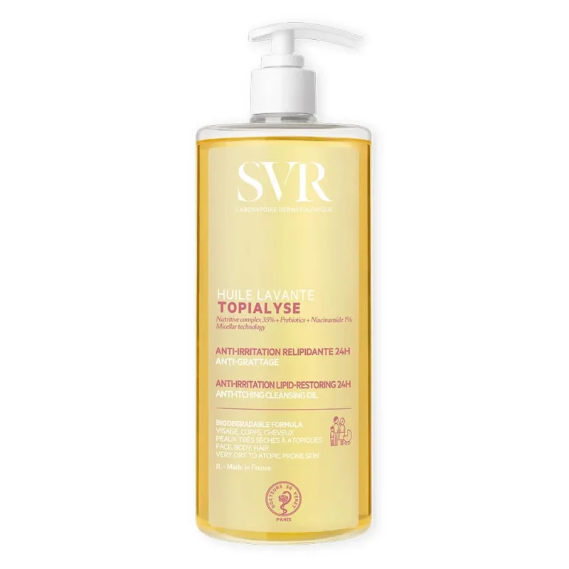 SVR, Topialyse Ulei de curățare emolient Peaux Sensibles 1L — preț și oferte