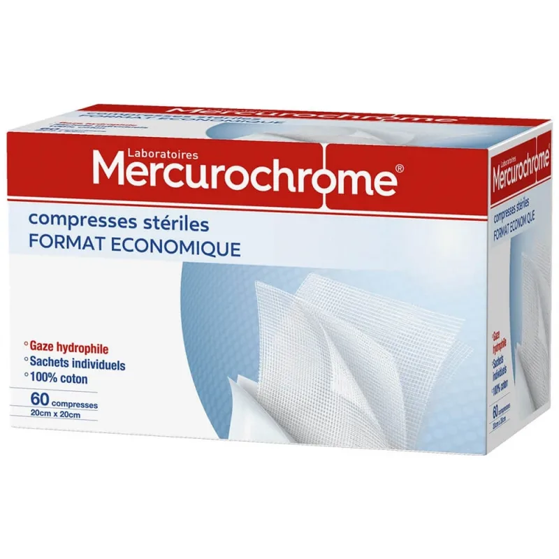 Mercurochrome Tablete sterile 20cmx20 Economie X60 — preț și oferte
