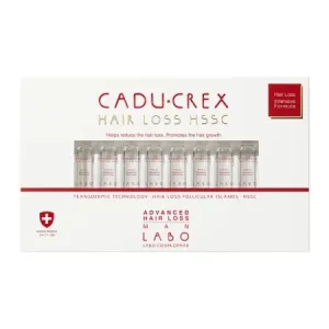 Tratament impotriva caderii avansate a parului pentru barbati, 20 fiole, Cadu-Crex