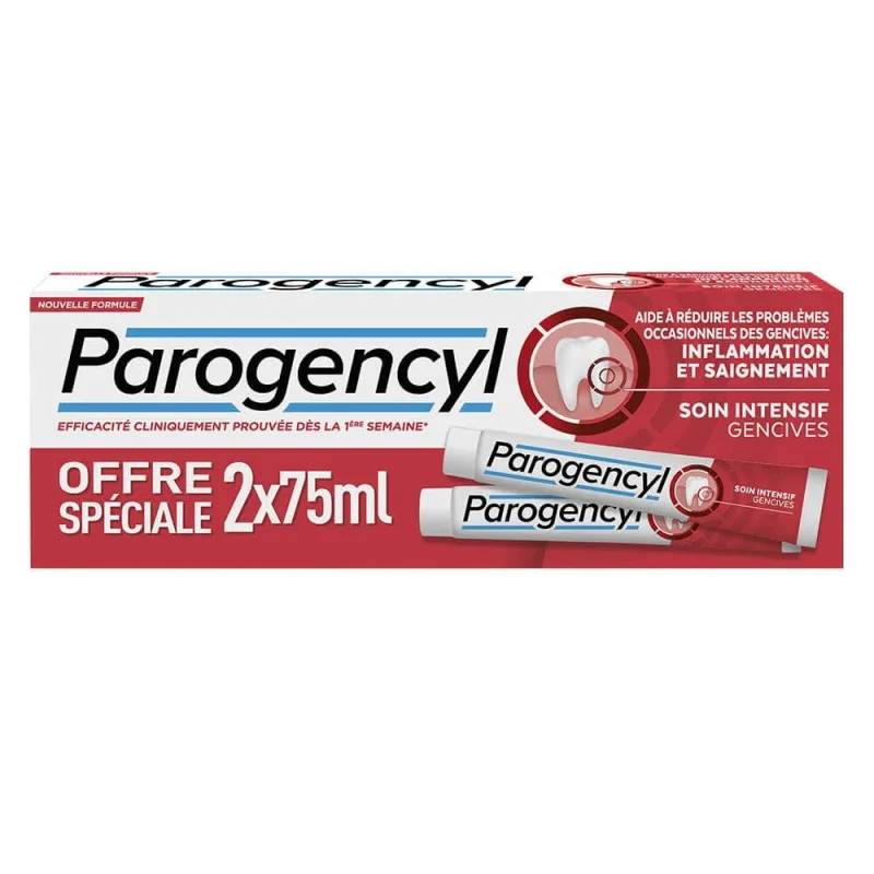 Parogencyl Pastă de dinți pentru îngrijirea intensivă a gingiilor 2x75ml — preț și oferte