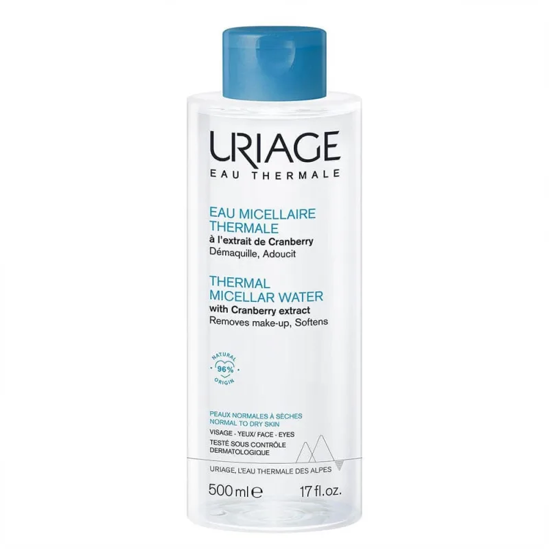 Uriage Facial Hygiene Apă micelară termică pentru ten normal până la uscat - 500ml — preț și oferte
