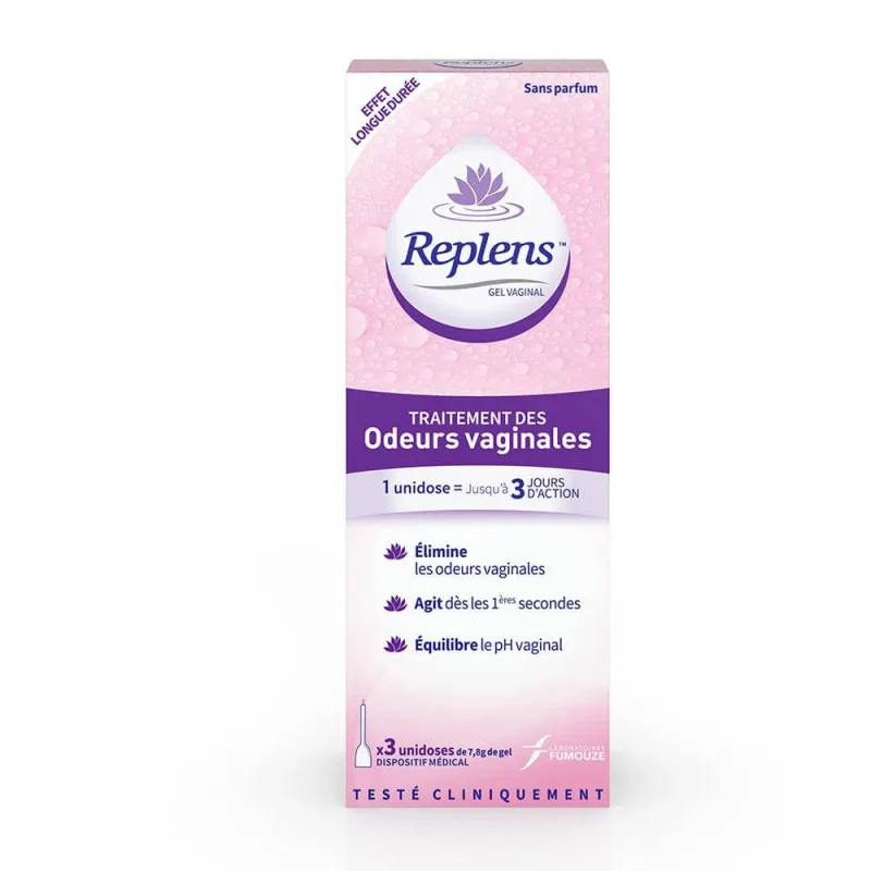 Replens Gel Parfum pentru tratarea mirosului vaginal x3 doze unice de 7,8 g — preț și oferte