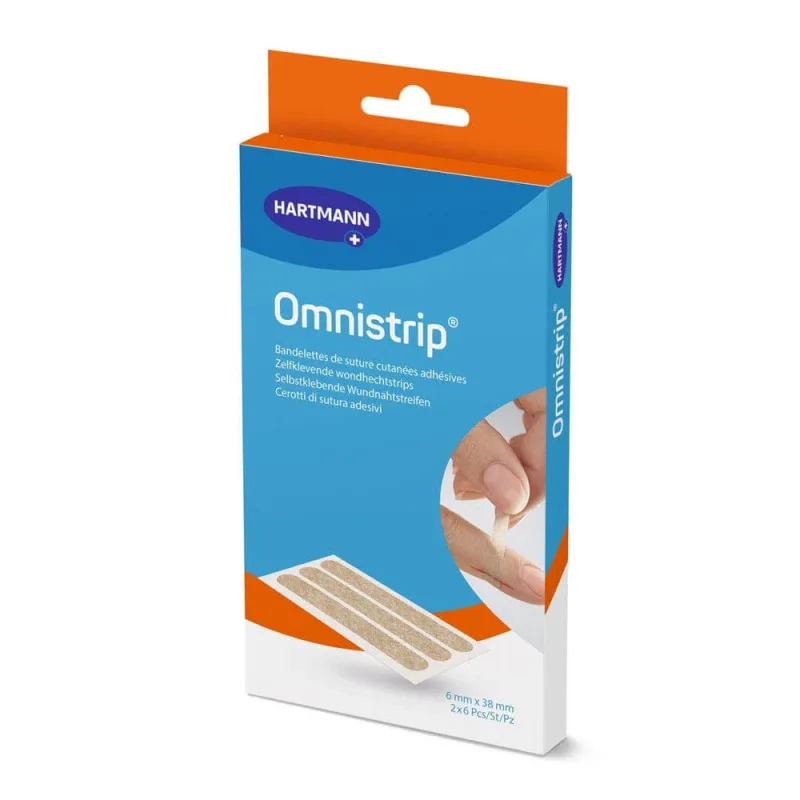 Hartmann Omnistrip Benzi adezive pentru suturi cutanate 2 x 6 benzi — preț și oferte