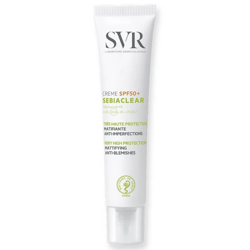 SVR, Sebiaclear Cream Spf50 Protecție solară ridicată 40ml — preț și oferte