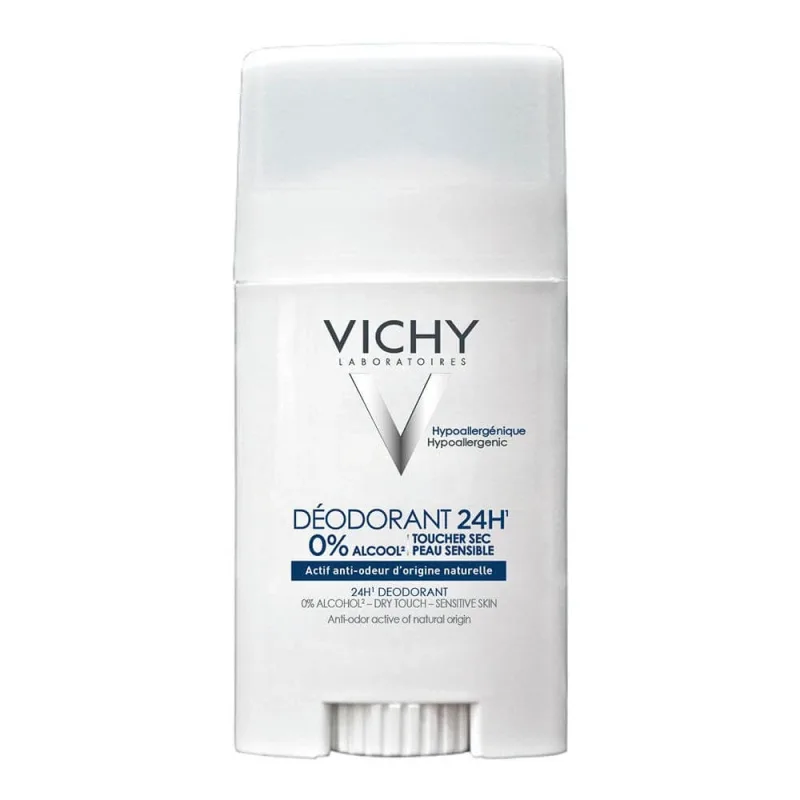 Deodorant stick 24h pentru piele reactivǎ, 40 ml, Vichy — preț și oferte