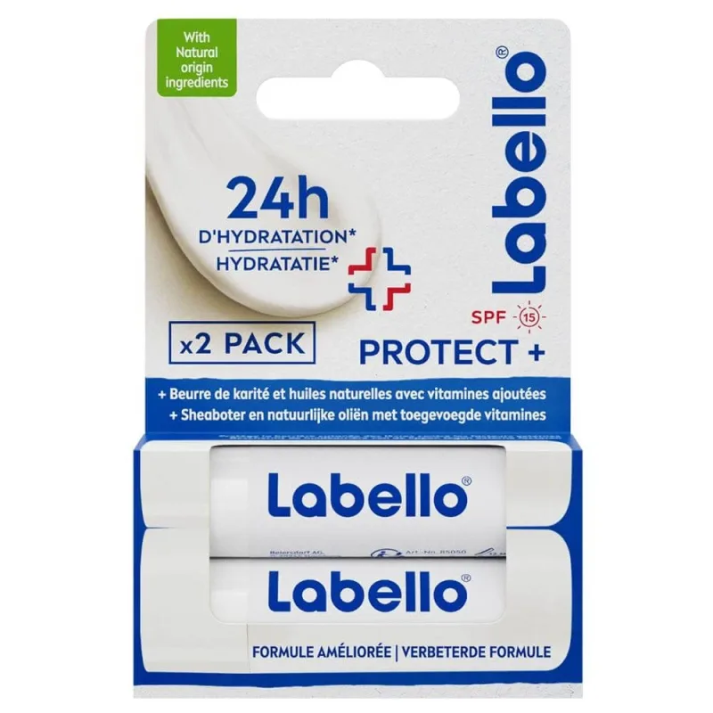Labello Lip Stick Protect + Spf15 2x4,8g — preț și oferte