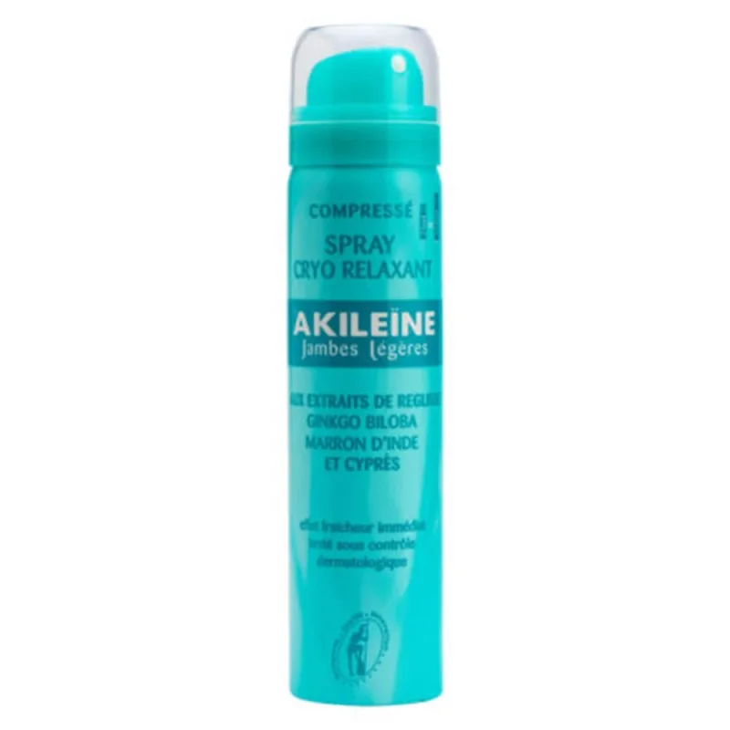Asepta Akileine Cryo Spray relaxant pentru picioare ușoare 75ml — preț și oferte