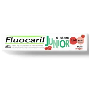 Fluocaril Junior pastă de dinți Red Fruit Gel 6-12 ani 75ml