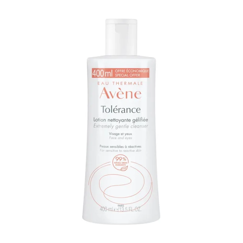 Avène Tolérance Loțiune de curățare Gel Peaux Sensibles 400ml — preț și oferte