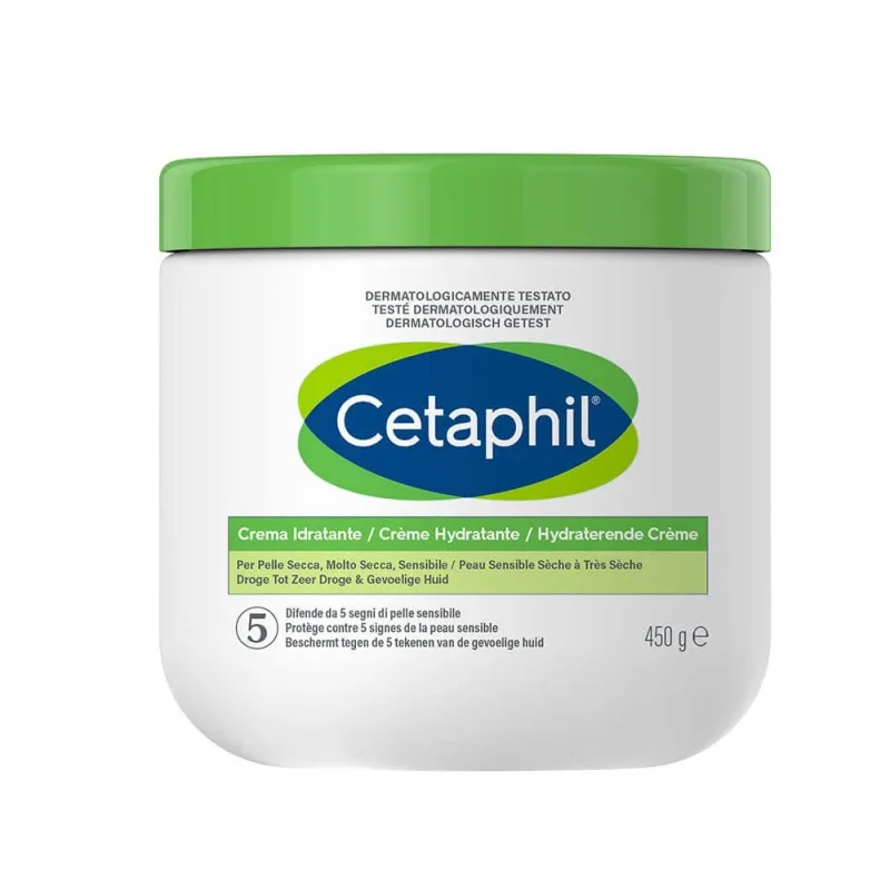 Cetaphil Cremă de corp hidratantă pentru piele uscată și sensibilă 450g — preț și oferte