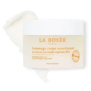 LA ROSÉE Exfoliant nutritiv pentru corp Au Sucre et Huiles Végétales Bio 200g