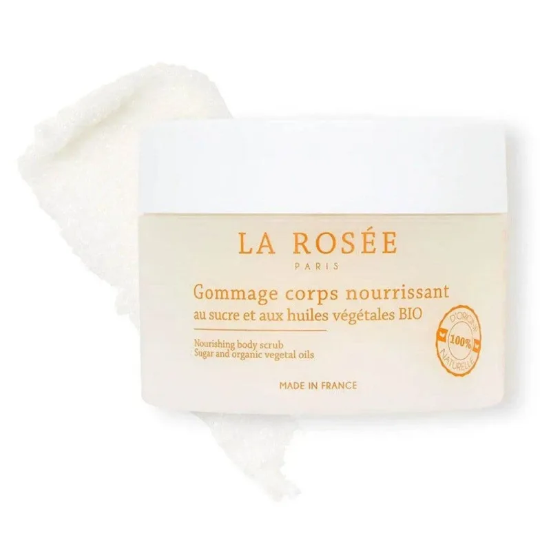 LA ROSÉE Exfoliant nutritiv pentru corp Au Sucre et Huiles Végétales Bio 200g — preț și oferte
