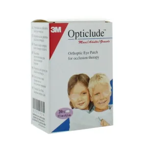 3M Opticlude 20 pansamente ortopedice pentru scaune Maxi 8cm X 5.7cm