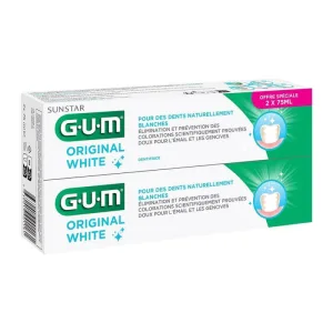Pastă de dinți pentru albirea gingiilor Original White 2x75ml