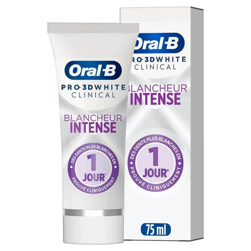 Oral-B Pro 3D White Clinical Intensive Whitening Pastă de dinți 75ml — preț și oferte