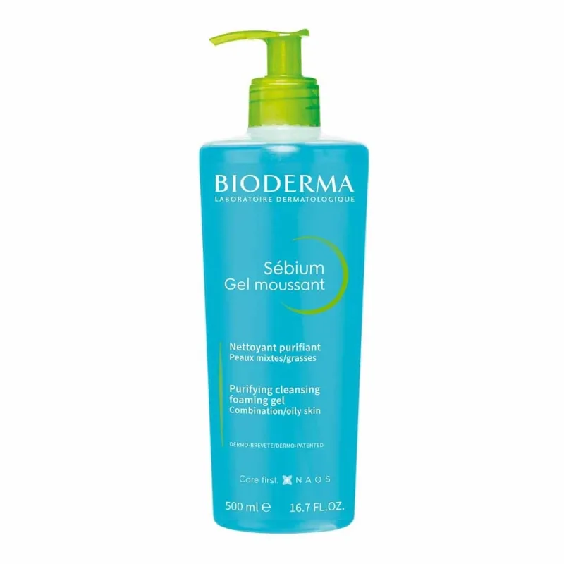 Gel de curățare și purificare Bioderma Sebium pentru ten mixt sau gras 500 ml — preț și oferte
