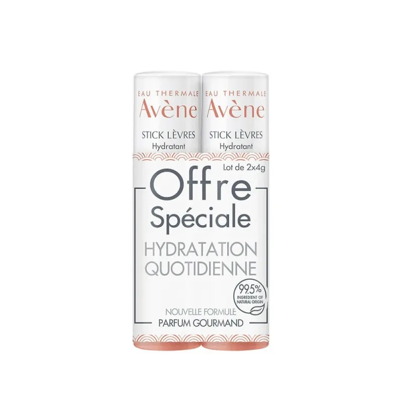 Avène Les Essentiels Balsam de buze hidratant 2x4g — preț și oferte