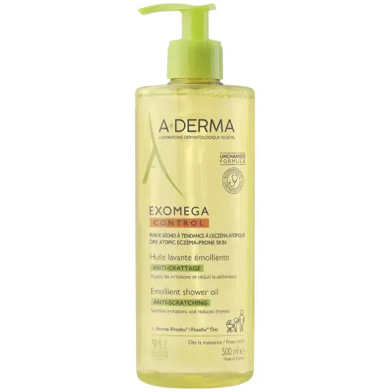 A-Derma Exomega Control ulei emolient împotriva iritațiilor pentru Lavera 500ml — preț și oferte