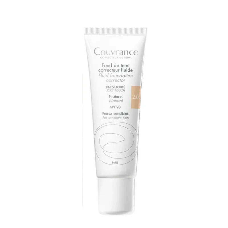 Avène Couvrance Fondant anticearcăn fluid efect catifelat SPF20 pentru piele sensibilă 30ml — preț și oferte