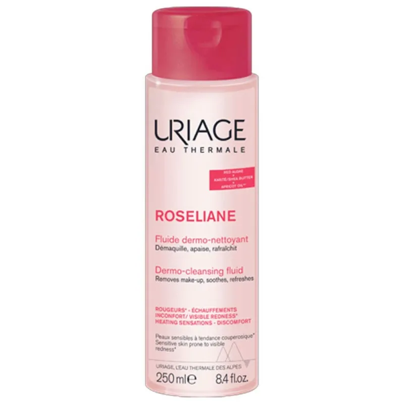 Fluid de curățare Uriage Roseliane pentru pielea sensibilă predispusă la roșeață 250ml — preț și oferte