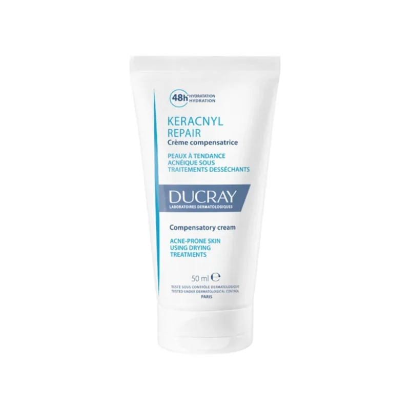 Crema hidratanta pentru tenul acneic Keracnyl, 50 ml, Ducray — preț și oferte