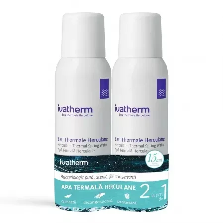 Pachet Apa termala Herculane spray 100 ml + 100 ml, Ivatherm — preț și oferte