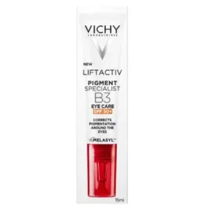 Crema cu efect antirid pentru conturul ochilor cu SPF 50+ Liftactiv B3, 15 ml, Vichy