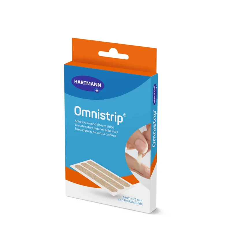 Plasturi Omnistrip, 6 x 76 mm, 2x3 plasturi, Hartmann — preț și oferte