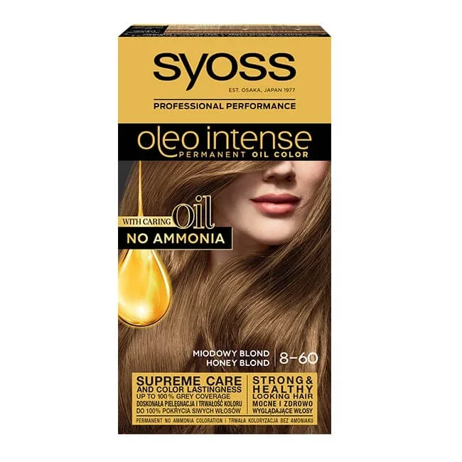 Syoss Oleo Intense Hair Colour Supreme Golds Honey Blonde 8-60 — preț și oferte