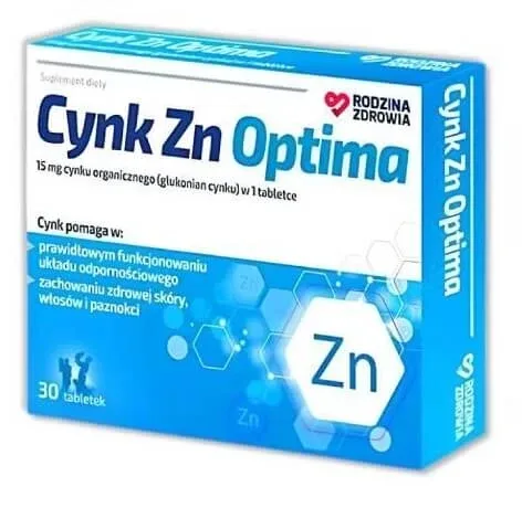Family Health Zinc Zn Optima 30 comprimate — preț și oferte