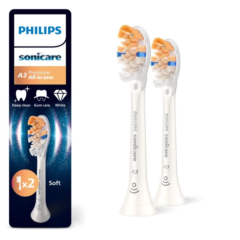 Capete de schimb pentru periuta sonica Philips Sonicare  All-in-One, HX9092/87, 2 bucati, Philips — preț și oferte