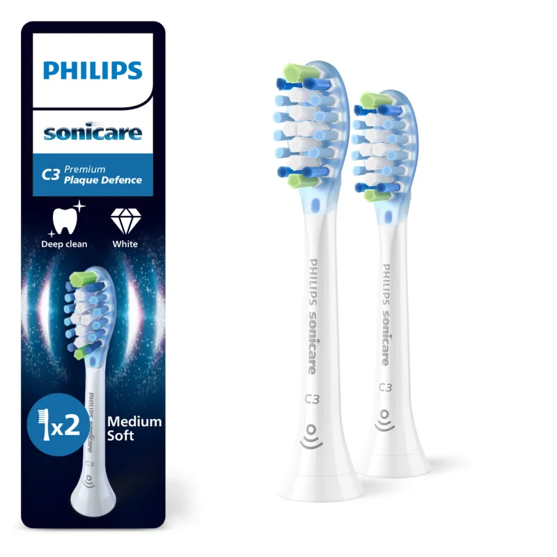 Rezerva pentru periuta Plaque Control Sonicare, Alb, HX9042/87, 2 bucati, Philips — preț și oferte