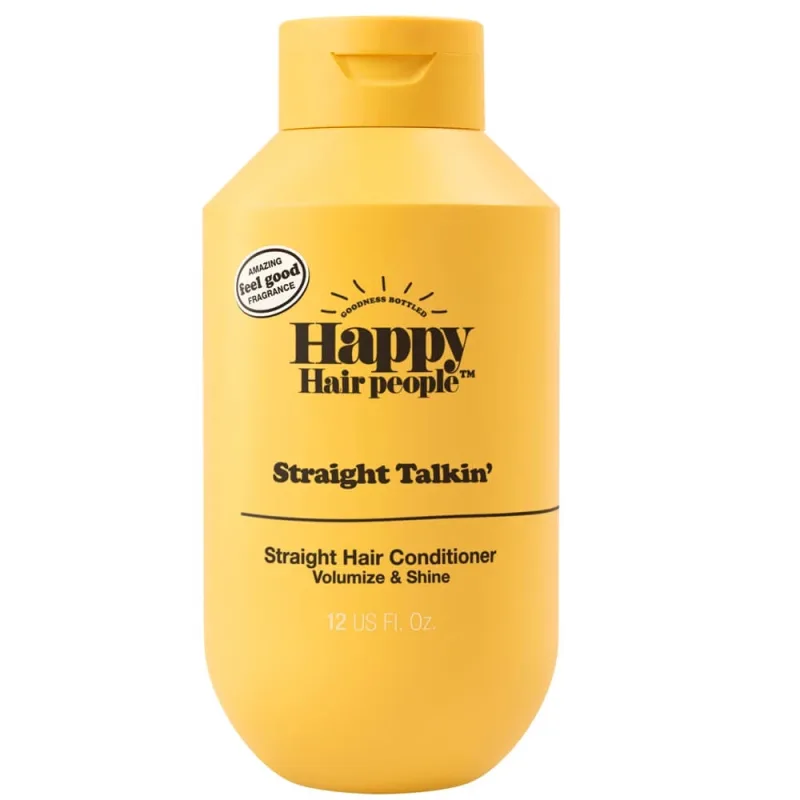 Balsam cu Unt de Shea si Ulei de Portocale pentru par drept, volum si stralucire, 355 ml, Happy Hair People — preț și oferte