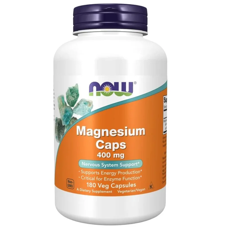 Now Foods Magneziu 400mg, 180 capsule — preț și oferte