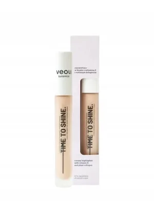 Veoli Botanica Time To Shine Highlighter în cremă cu vitamina E și colagen vegetal, 10 ml