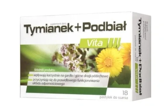 Cimbru și tătăneasă, 18 pastiluțe AFLOFARM — preț și oferte