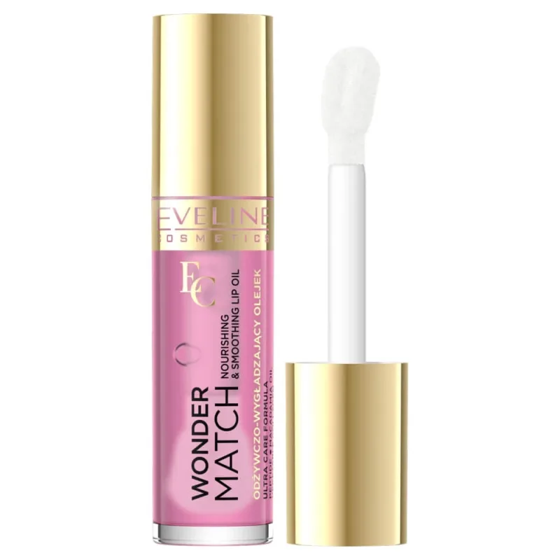 Eveline Cosmetics Wonder Match Lip Oil 02 Delicate Rose, 5 ml — preț și oferte