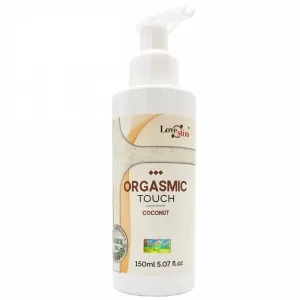 Love Stim Orgasmic Touch Ulei intim aromatizat nucă de cocos, 150ml