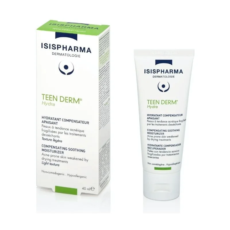 Crema pentru pielea predispusa la acnee, Teen Derm Hydra 40ml, IsisPharma — preț și oferte