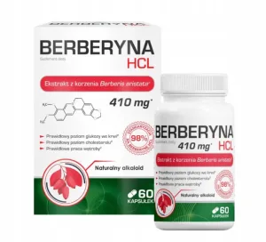 Acasă Farmacie Berberine HCL, 60 capsule