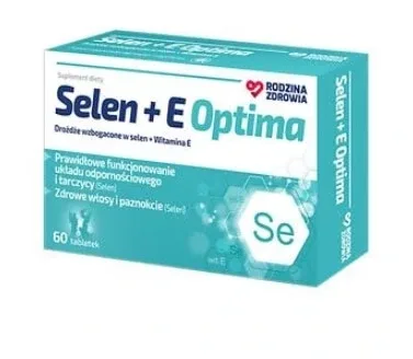 Sănătate familie Seleniu + E Optima, 60 comprimate Rodzina Zdrowia — preț și oferte