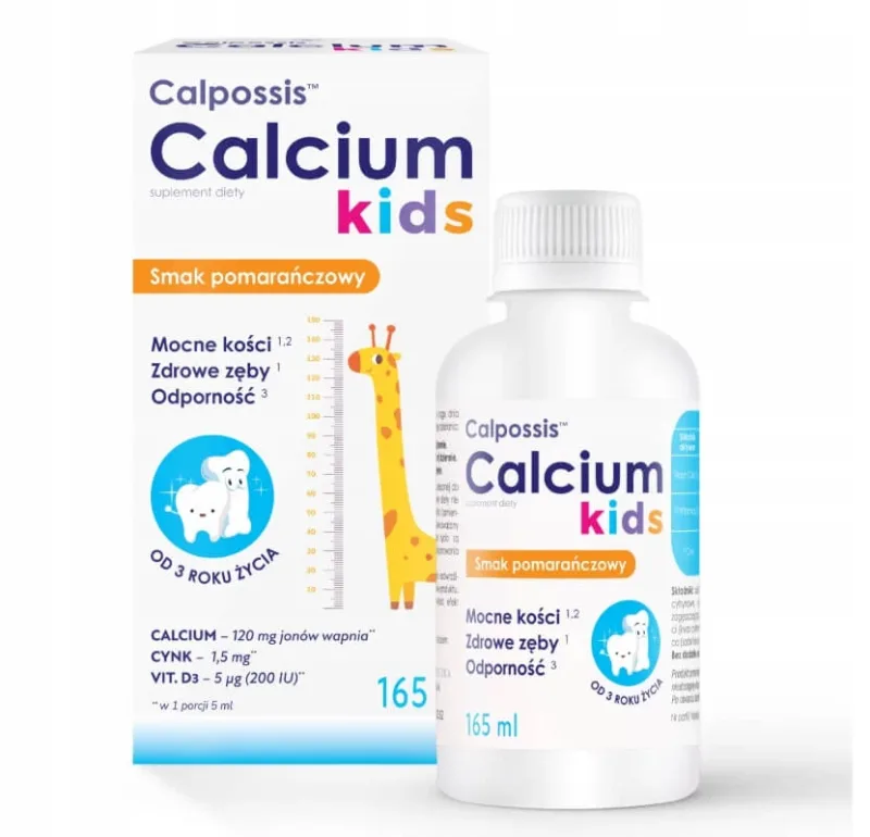 Home Trusa de prim ajutor Calpossis Calcium Kids, 165 ml Domowa Apteczka — preț și oferte