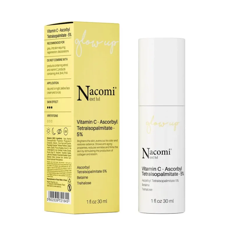 Nacomi Next Level Vitamina C - Tetraisopalmitat de ascorbil 5%, 30 ml — preț și oferte