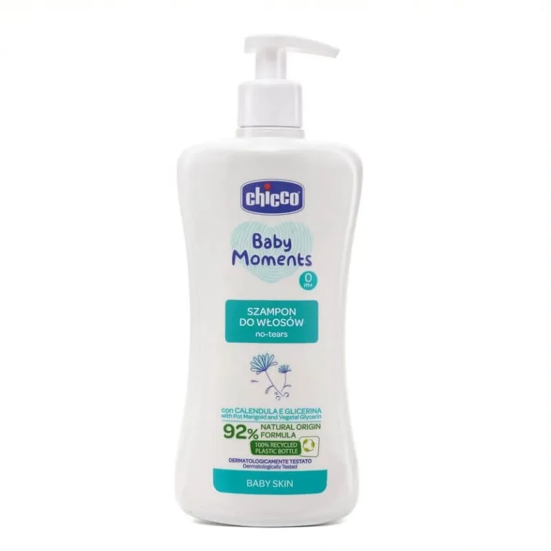 Șampon cu ceară Chicco Baby Moments 0m+, 500ml — preț și oferte