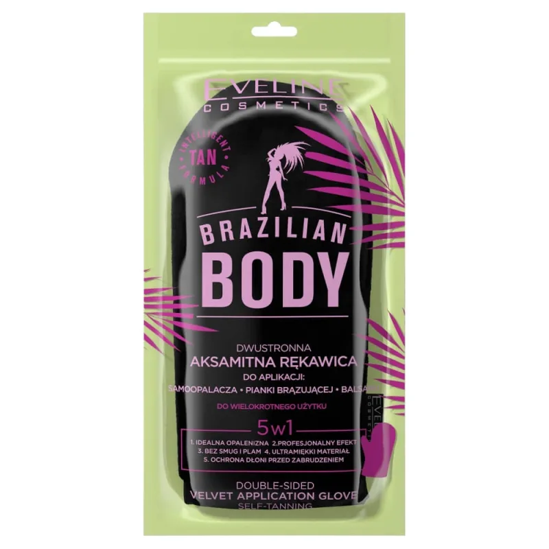 Eveline Cosmetics Brazilian Body Mănușă de catifea cu două fețe — preț și oferte