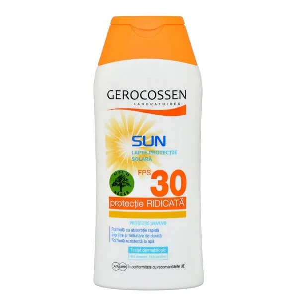 Lapte pentru protectie solara SPF 30, 200 ml, Gerocossen — preț și oferte