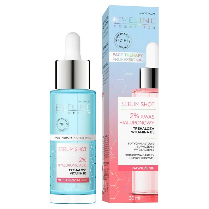 Eveline Cosmetics Face Theraphy Professional Serum Shot 2% acid hialuronic, 30 ml — preț și oferte
