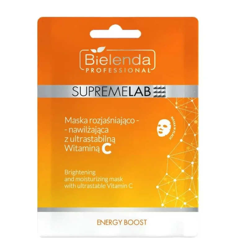 Bielenda Professional Brightening and Moisturizing Mask cu vitamina C ultra-stabilă — preț și oferte
