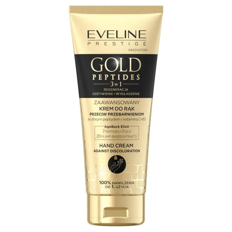 Eveline Cosmetics Gold Peptides Advanced Antipigmentare Cremă de mâini, 75 ml — preț și oferte