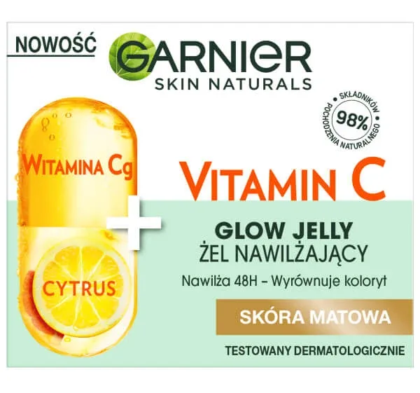Garnier Skin Naturals Vitamin C Glow Jelly cremă hidratantă facială Vitamin Cg + Citrus, 50ml — preț și oferte